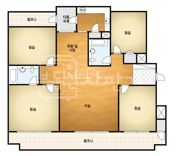 서울 강남구 청담동 청담우방, 방4, 인기 높은 언북초 배정, 청담동 내집마련 기회, 귀한 남향집 매매 매물번호 32701 사진 5